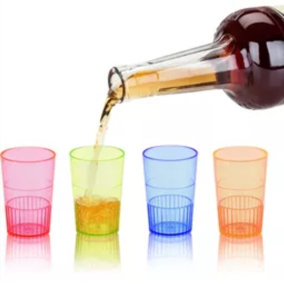 Hotshots party shot glasses-4 colors-8/package-2 x 8 = 16 total-1.5 ounce-NWT - Picture 5 of 11